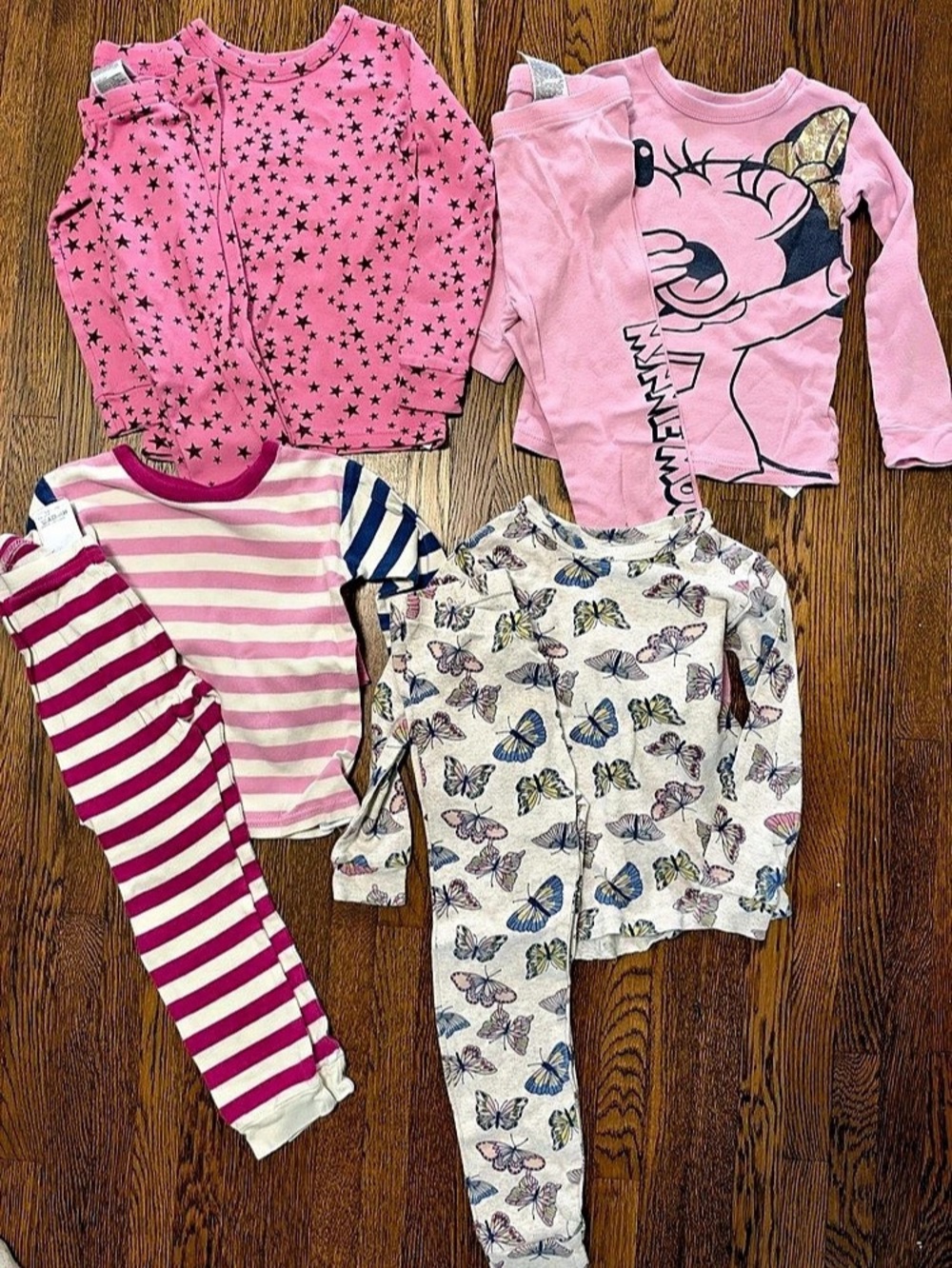 Toddler Girls Pajama Sets Lot of 4 - Gap 5T